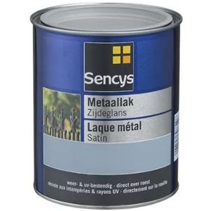 Sencys Metaallak Zijdeglans Wit 250ml | Metaalverf