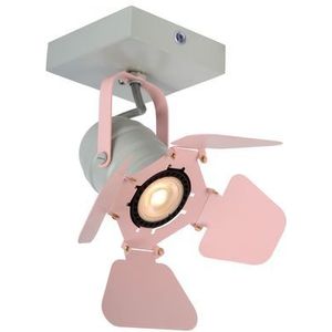 Lucide Spot Kinderkamer Picto Roze Gu10