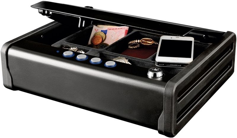 MasterLock Kluis MLD08E - Massief staal - Digitaal en met sleutel te openen