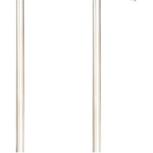 Burg-Wächter - Brievenbus-standaard - Wit - 150 cm - Roestvrij Staal - Universeel 150 W