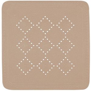 Spirella Antislipmat Alaska 55x55cm Taupe