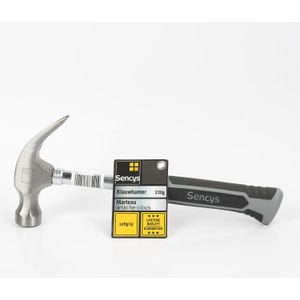 Sencys Klauwhamer Softgrip 230gr Grijs