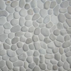 Mozaïektegel Pebblestone - Natuursteen - Wit - 29,4x29,4cm - 1 Stuk | Mozaïektegels