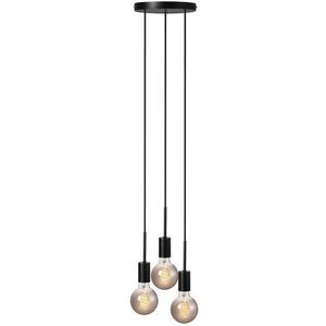 Nordlux Hanglamp Paco Zwart ⌀22,6cm 3xe27 | Hanglampen
