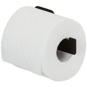 Tiger Colar - Wc rolhouder zonder klep - Zonder te boren - Toiletrolhouder zelfklevend - Zwart