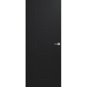 Cando Capital Binnendeur Bogota Zwart Opdek Rechts 83x211,5 Cm