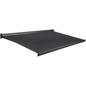 Domasol Knikarmscherm F10 Motor Schakelaar Ral 7016str Uni Donker Doek D131 450x250cm