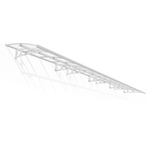Palram | Canopia - Veranda- En Deurluifel Bordeaux - Helder Wit - 892x139cm | Deurluifels
