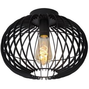 Lucide Plafondlamp Reda Zwart ⌀32cm E27 | Plafondlampen