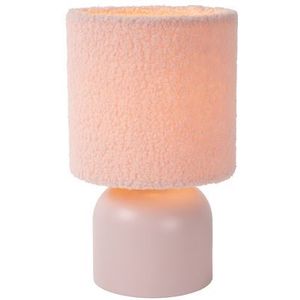 Lucide Tafellamp Woolly Roze ⌀16cm E14 | Tafellampen