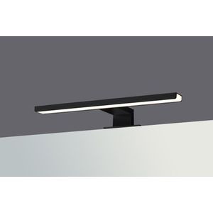 Parma Ledverlichting Spiegel 30cm Zwart | Badkamerverlichting