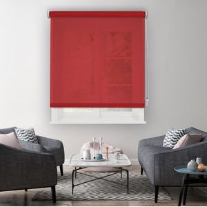 Madeco 1151 Lichtdoorlatend Rolgordijn Tonic Rood 150x190cm | Rolgordijnen