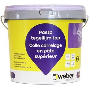 Weber Pasta Tegellijm - Wandtegels - Top (d2te) - 4kg