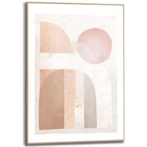 Schilderij Abstract Slim Frame 50 X 70 Cm | Muurdecoratie