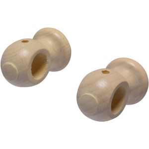 Decomode Gordijnsteun Apollo Beuken 20mm 2 Stuks