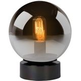 Lucide Tafellamp Jorit Gerookt Glas Ø20cm E27 60w