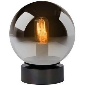 Lucide Tafellamp Jorit Gerookt Glas Ø20cm E27 60w | Tafellampen