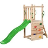 Swingking Speeltoren Mari Met Glijbaan Appelgroen 74x245x168cm