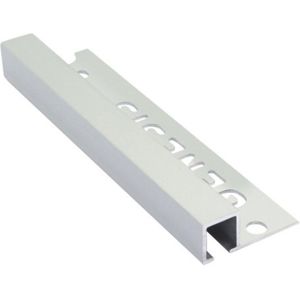 Genesis – Tegelprofiel – Aluminium – Vierkant – Mat Zilver – 10mm
