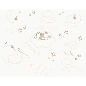 Komar - Winnie de Poeh - Fotobehang - Hemelsblauw - Kwaliteitsvlies