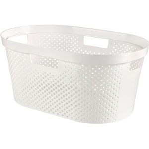Curver - Infinity Recycled Dots - Wasmand - 40L - Wit