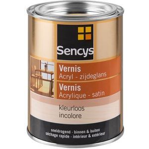 Sencys Vernis Acryl Zijdeglans Kleurloos 500ml