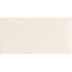 Metro - Wandtegel - Crème Ecru - Glanzend - 7,5x15 Cm - 0,5 M²