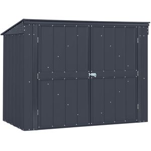 Afvalcontainerberging Globel Easy 53 Staal Antraciet 174x101x131,50cm