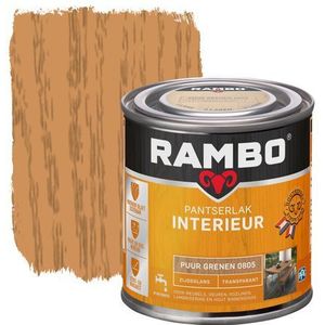 Rambo Pantserlak Interieur Transparant Zijdeglans 0805 Puurgrenen 0,25 Ltr