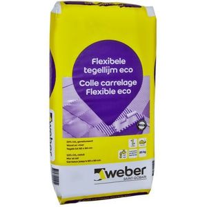 Weber Tegellijm - Wand En Vloer - Flex (c2te) Eco - 20kg | Tegellijm