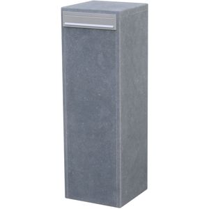 Vasp Pakketbrievenbus Cordoba Small - Natuursteen - Blauwe Hardsteen - 32x97x32cm | Staande brievenbussen