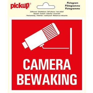 Pickup Sticker Camerabewaking 15x15cm