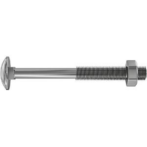 Sencys Slotbout Gegalvaniseerd Met Moer M8 160mm 4 Stuks