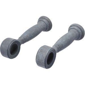 Decomode Gordijnsteunen Sfeervol Grijs 28mm