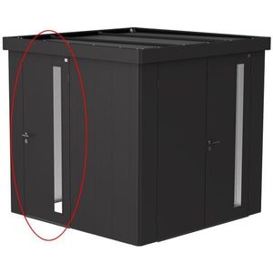 Biohort Extra Deur Neo Donkergrijs Metallic 83x203x3cm
