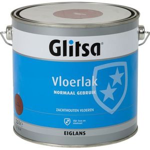 Glitsa Acryl Vloerlak Zijdeglans Mahonie 2,5l