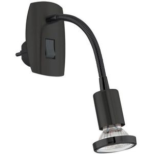 Eglo Stekkerspot Mini 4 Flex Zwart Gu10 4,5w | Tafellampen