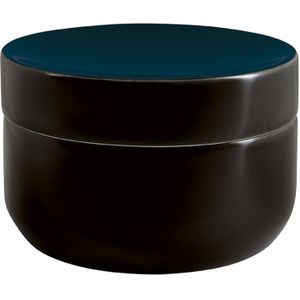 Spirella Wattenschijfjeshouder Jaro Zwart/blauw | Badkamermeubel accessoires