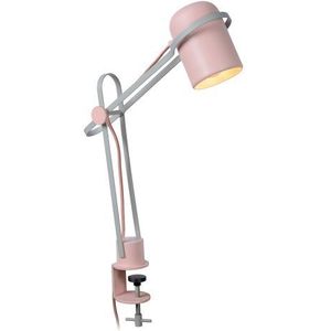 Lucide Klemlamp Kinderkamer Bastin Roze E14 | Tafellampen