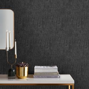 Sublime Vliesbehang Weefsel Luxe Zwart