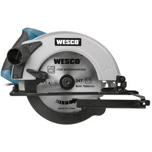 Wesco Cirkelzaag Ws3434 1400w 185mm | Zaagmachines