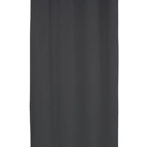 Chicago Lichtdoorlatend Gordijn Zwart 140x250cm Gerecycleerd Katoen | Gordijnen