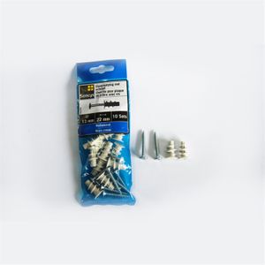 Sencys Gipsplaatplug + Met Schroef 22x13mm 10 Stuks