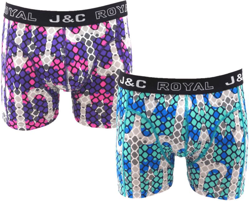 J&C 2 pak heren boxershorts 30066