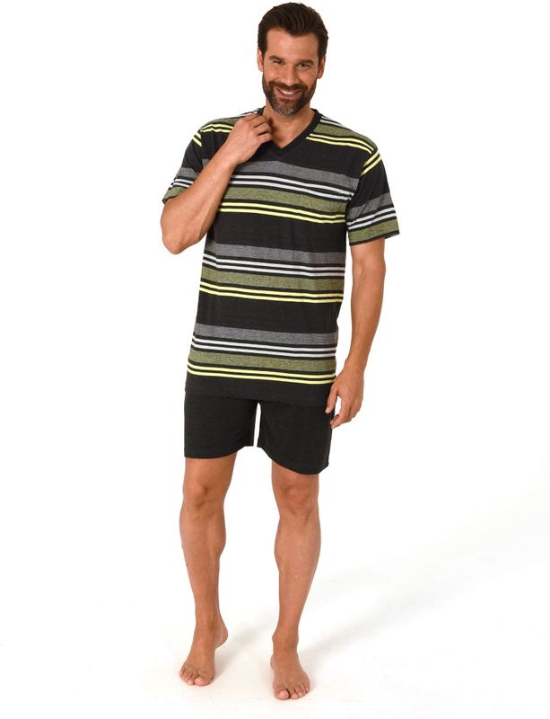 Norman - 68570 - Heren Shortama - Grijs