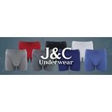 J&C Royal  heren boxer uni kleuren