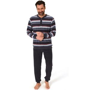 Normann heren pyjama badstof 22310193538 grijs