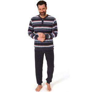 Normann heren pyjama badstof 22310193538 grijs