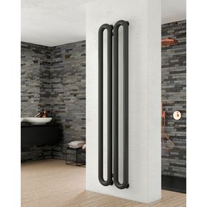 Instamat Tubone V designradiator verticaal 200 x 44 cm (H x L) enkele buis wit