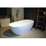 Bewonen vrijstaand bad 150x75cm Solid Surface mat wit